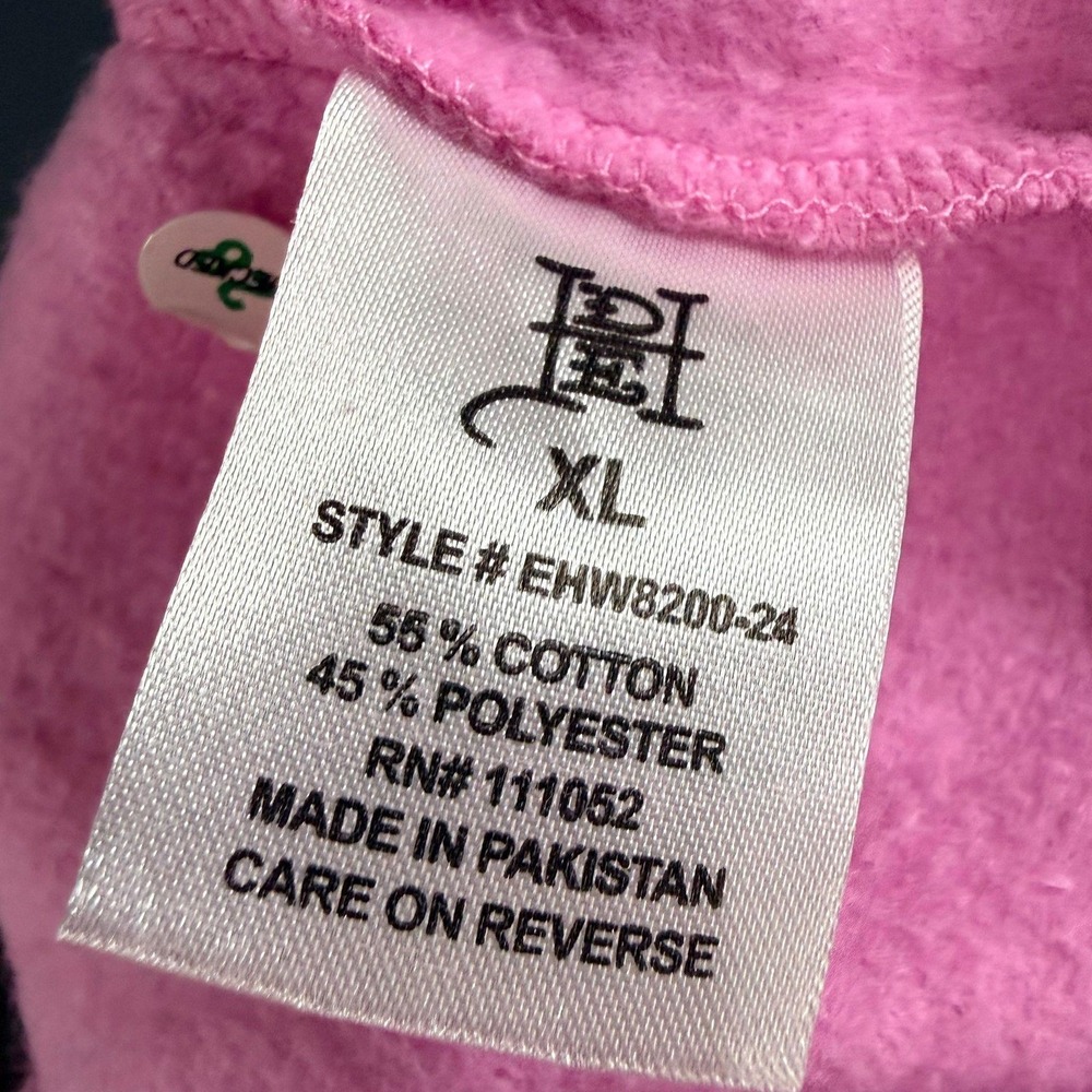 Y2K Ed Hardy Wide-Leg Sweatpants EHW8200-24 Bubble Gum Pink XL Extra Large - Picture 10 of 11